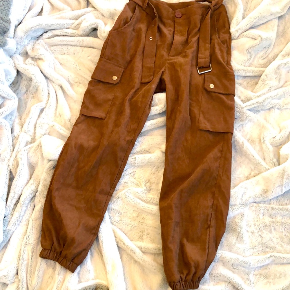 Shein jeans brown Corduroy worn once